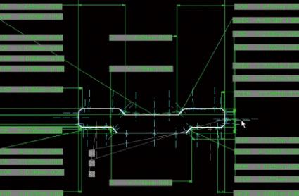 Profile image measuring equipment